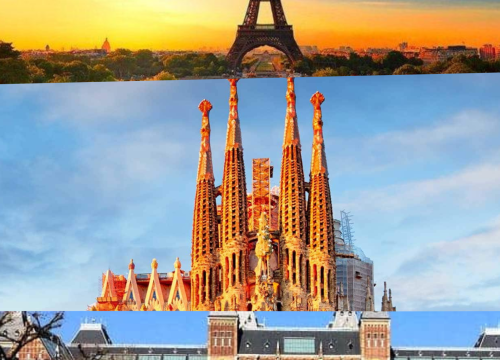 Paket Wisata 14D/13N: Jejak Budaya dari Prancis ke Barcelona, Roma, dan Amsterdam!" (Prancis)