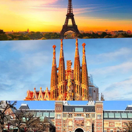 Paket Wisata 14D/13N: Jejak Budaya dari Prancis ke Barcelona, Roma, dan Amsterdam!" (Prancis)